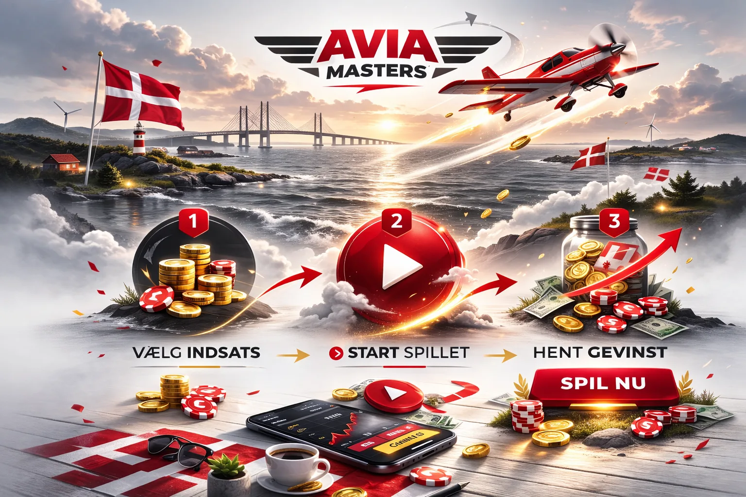 Hvor kan man spille Avia Masters demo?